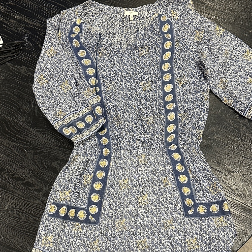 Joie Blue and White Mini Dress